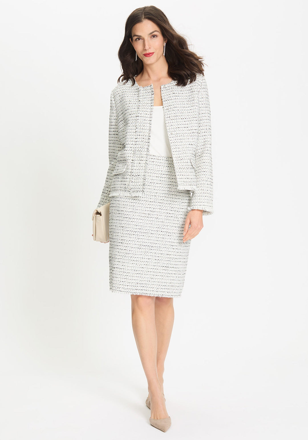 Edmonton Essence™ | Classic Tweed Skirt