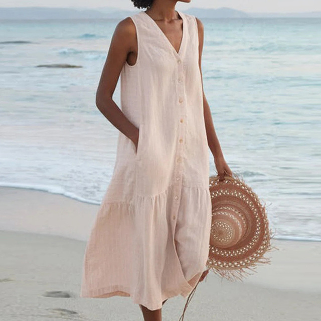 BB | Summer Dress with Buttons