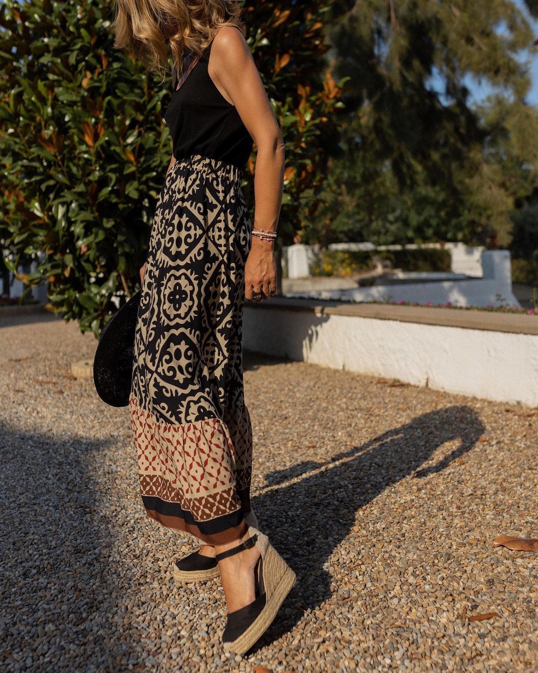 BB | High-Waisted Boho Maxi Skirt – Elegant & Effortlessly Comfortable