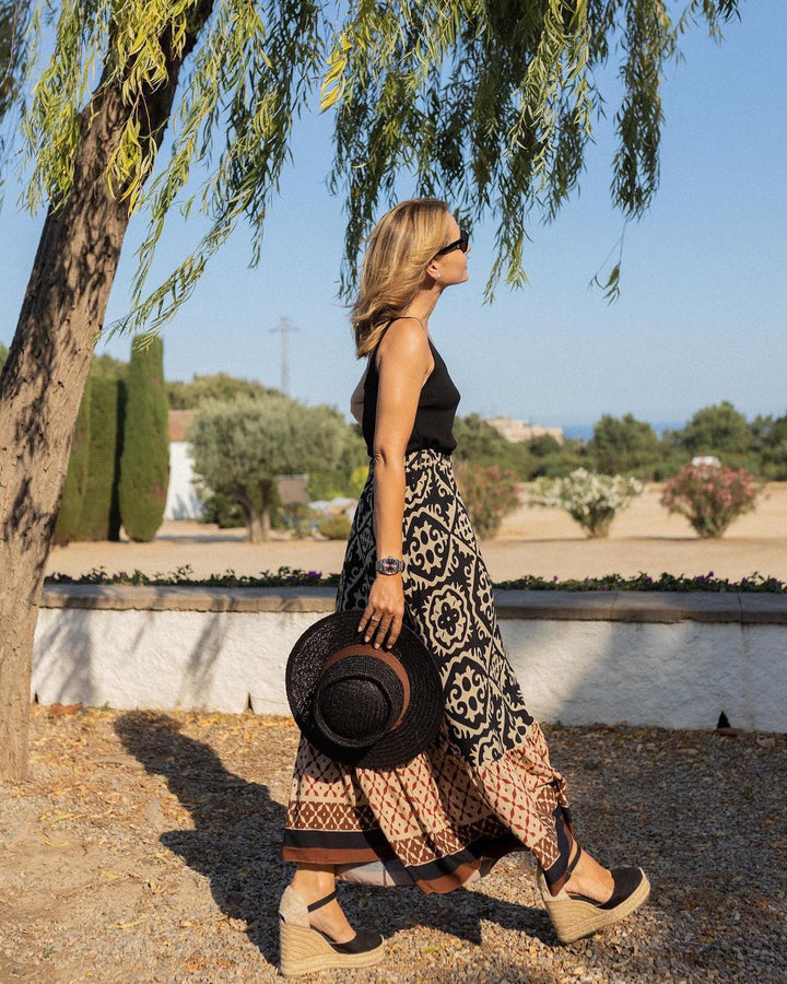 BB | High-Waisted Boho Maxi Skirt – Elegant & Effortlessly Comfortable