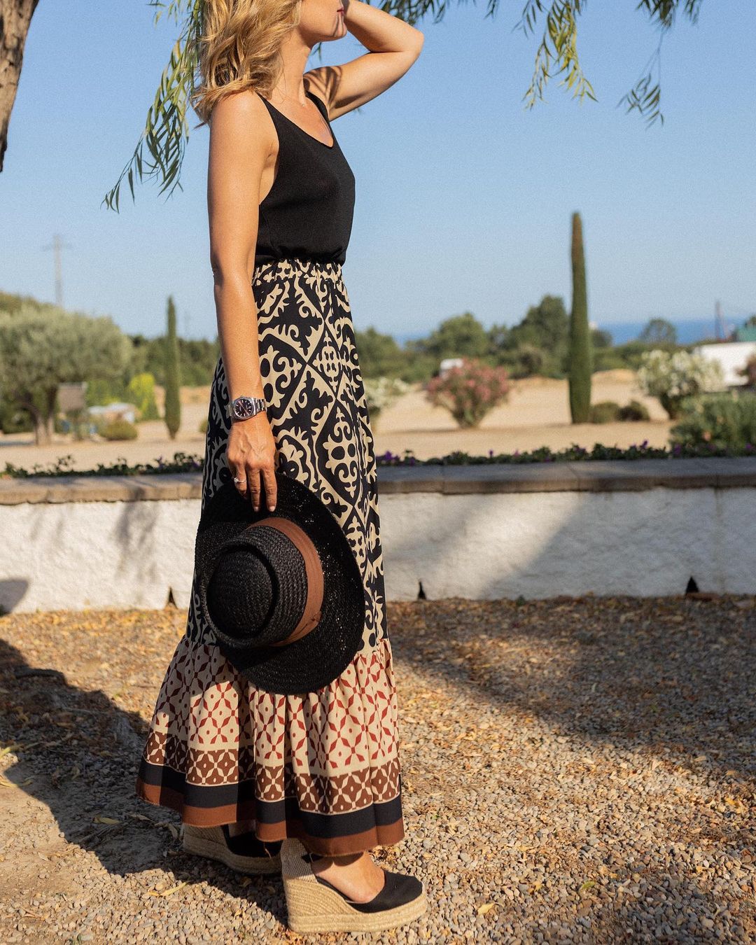 BB | High-Waisted Boho Maxi Skirt – Elegant & Effortlessly Comfortable