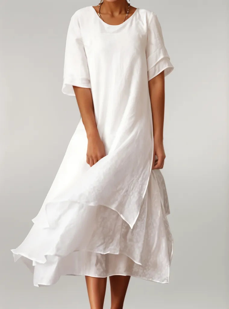 BB | Elegant Cotton Maxi Dress