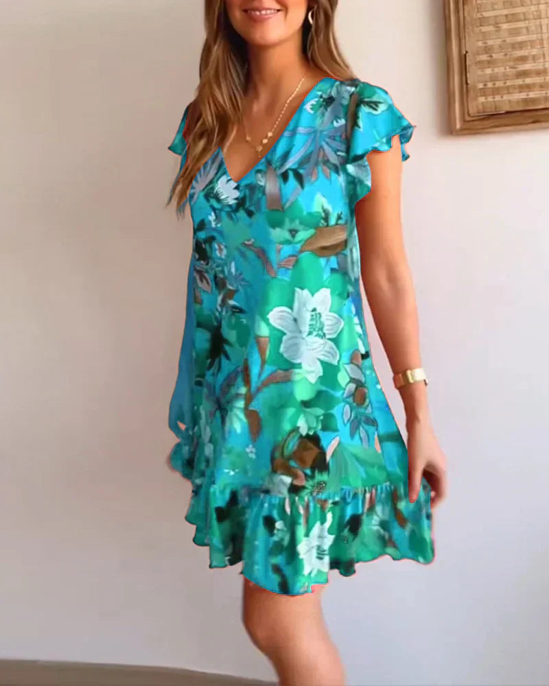 Edmonton Essence™ | Charming Floral Dress