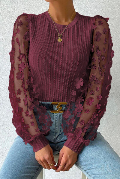 Ara | Blouse with Appliqués