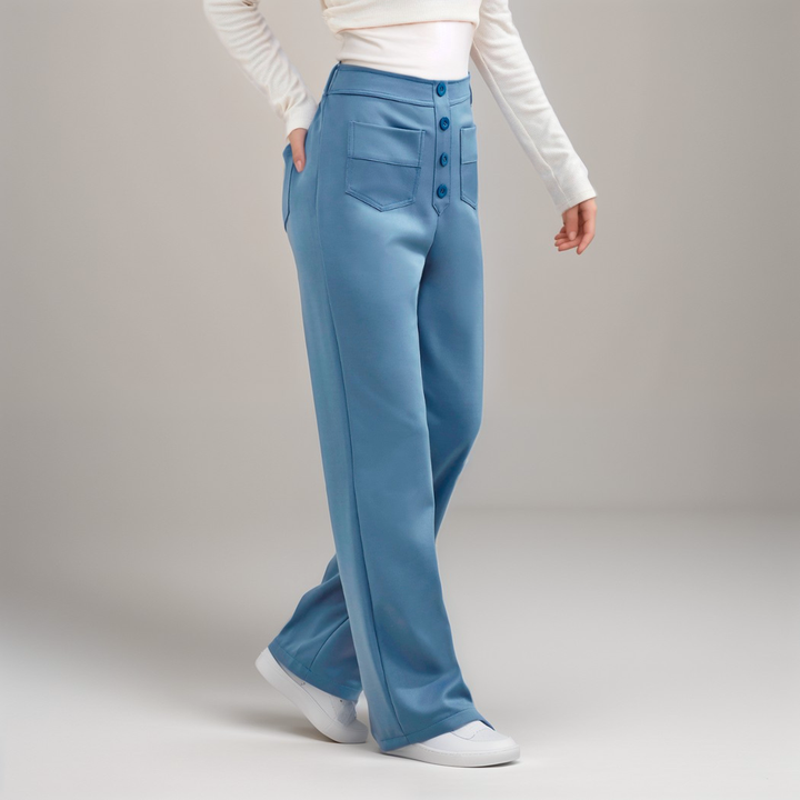BB | High-Waisted Elastic Trousers | Buy 1 Get 1 FREE
