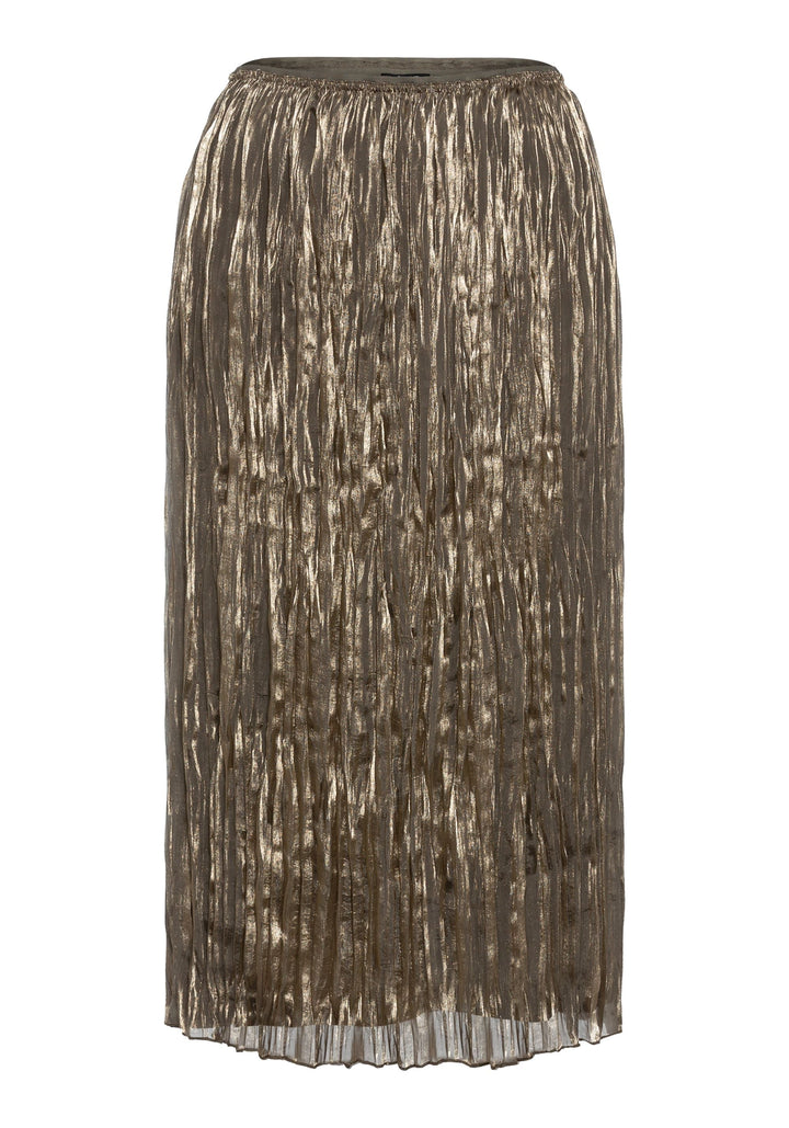 Edmonton Essence™ | Shimmer Pleated Midi Skirt