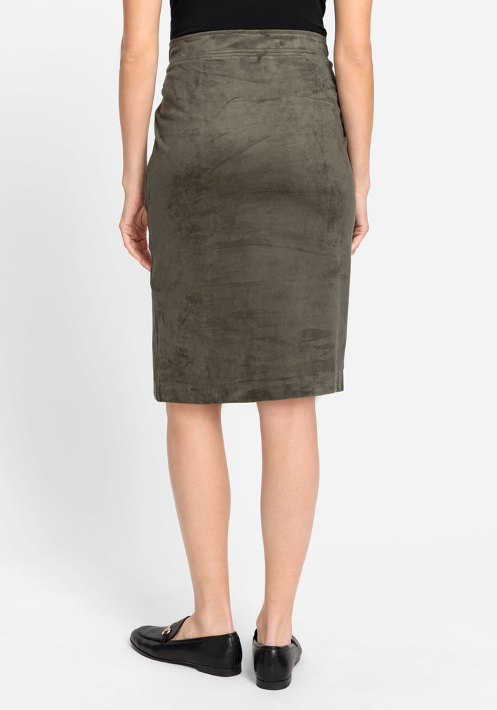 Edmonton Essence™ | Suede Pull-On Skirt