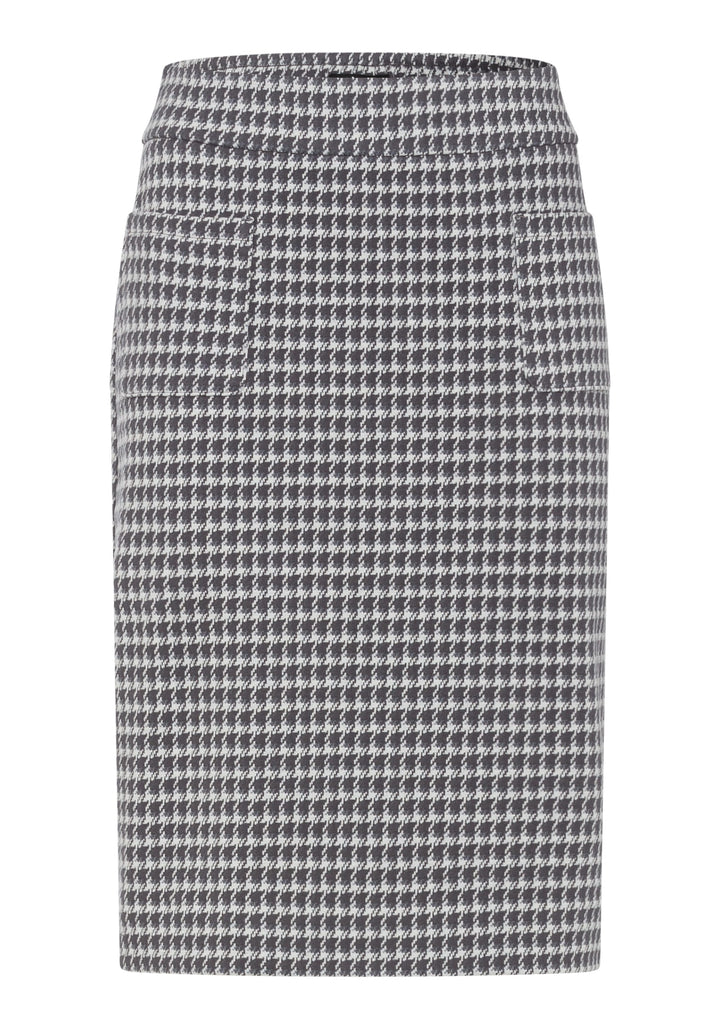 Edmonton Essence™ | Houndstooth Pull-On Skirt