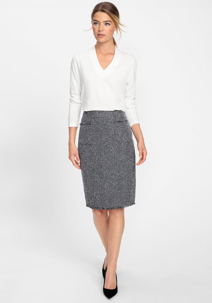 Edmonton Essence™ | Classic Tweed Skirt