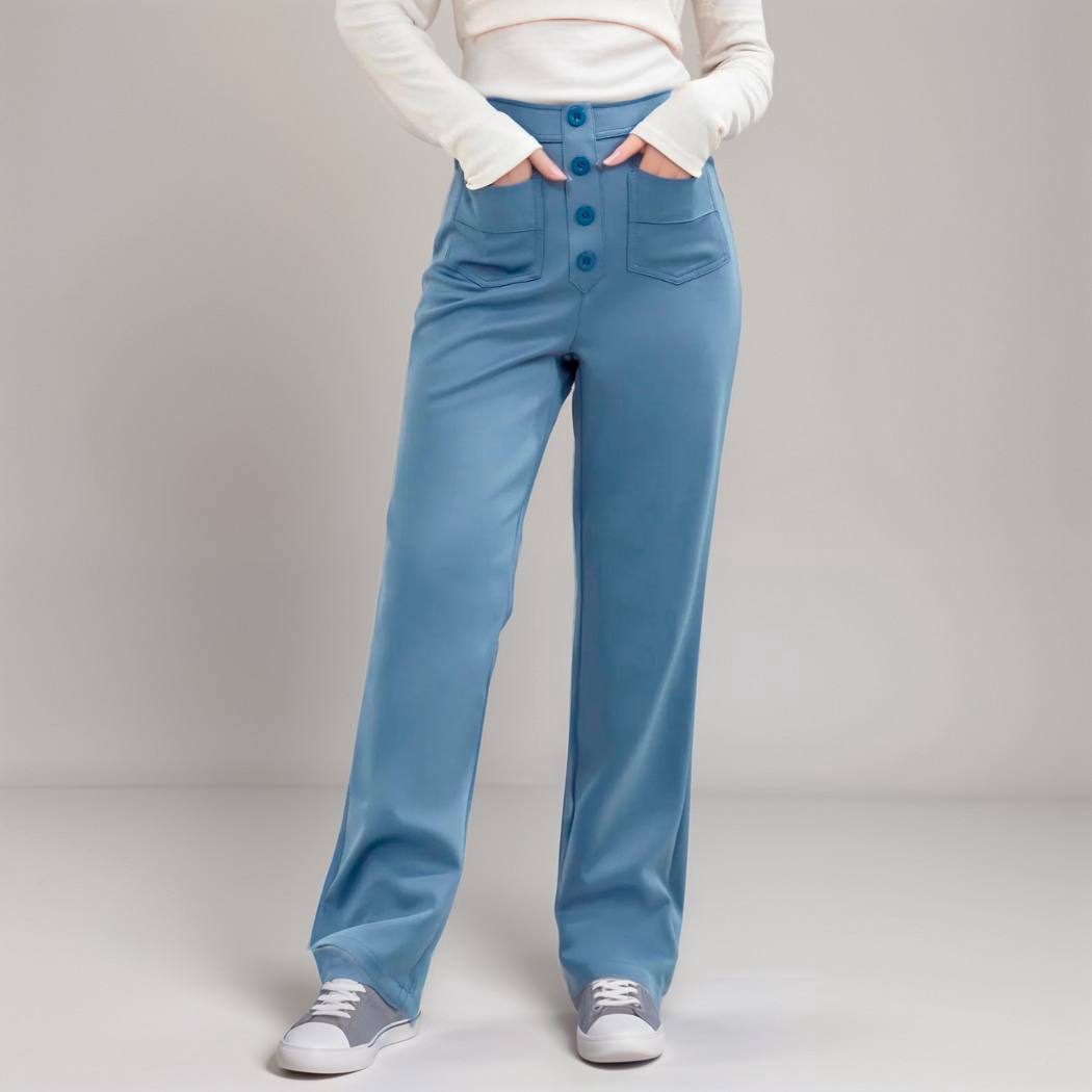 BB | High-Waisted Elastic Trousers | Buy 1 Get 1 FREE