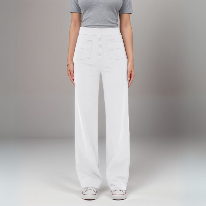 BB | High-Waisted Elastic Trousers | Buy 1 Get 1 FREE