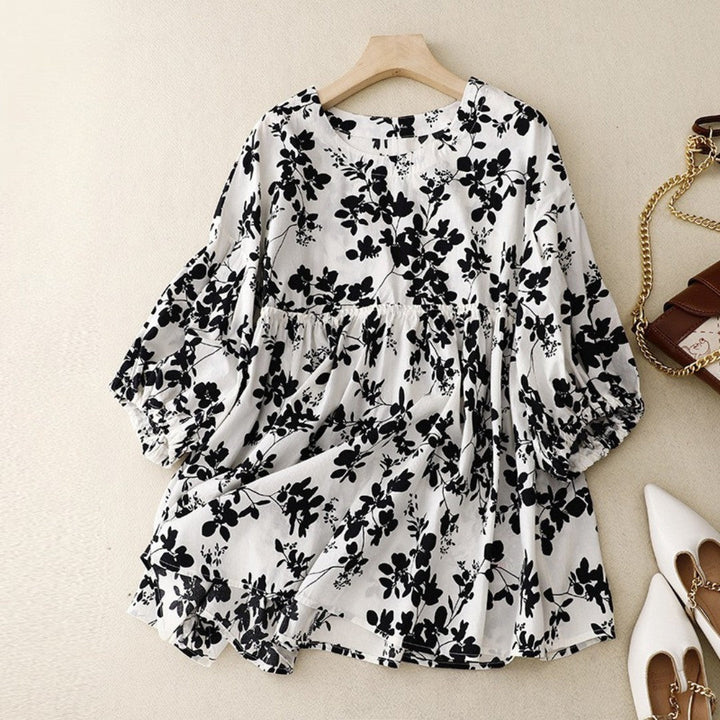 Laurienne™ Floral Print Tunic Top