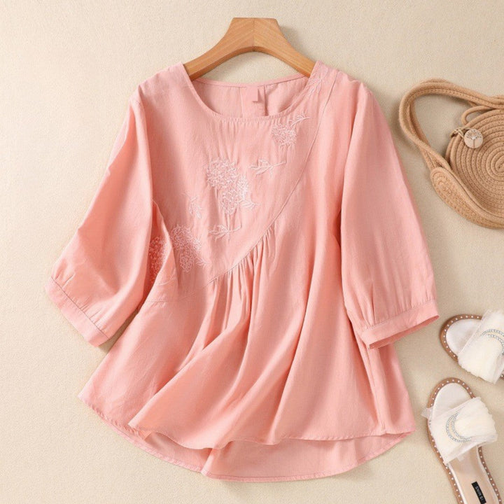 Laurienne™ | Embroidered Tunic Top