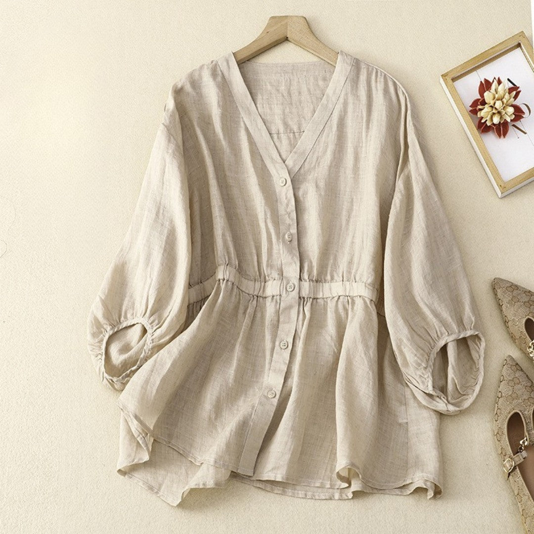 Laurienne™ | Tailored Button-Up Shirt