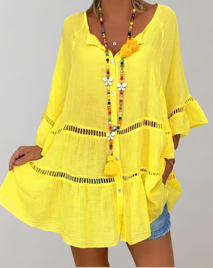 BB - Autumn Cotton Linen Dresses for Women