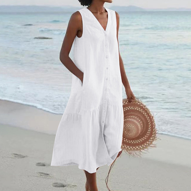 BB | Summer Dress with Buttons