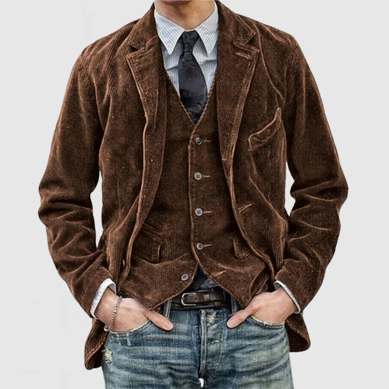Aven – Stylish Vintage Blazer and Waistcoat Set