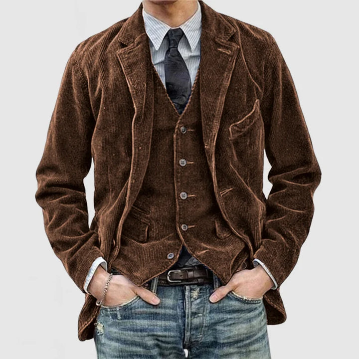 Aven – Stylish Vintage Blazer and Waistcoat Set