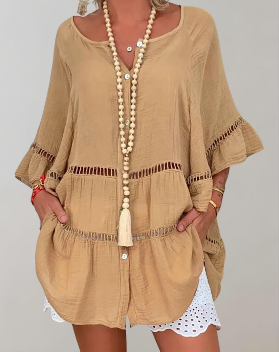 BB - Autumn Cotton Linen Dresses for Women