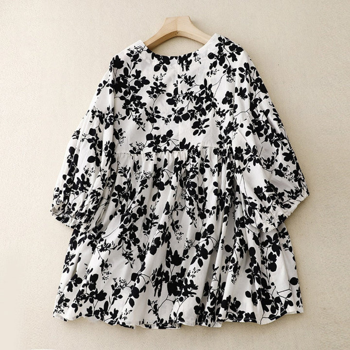 Laurienne™ Floral Print Tunic Top