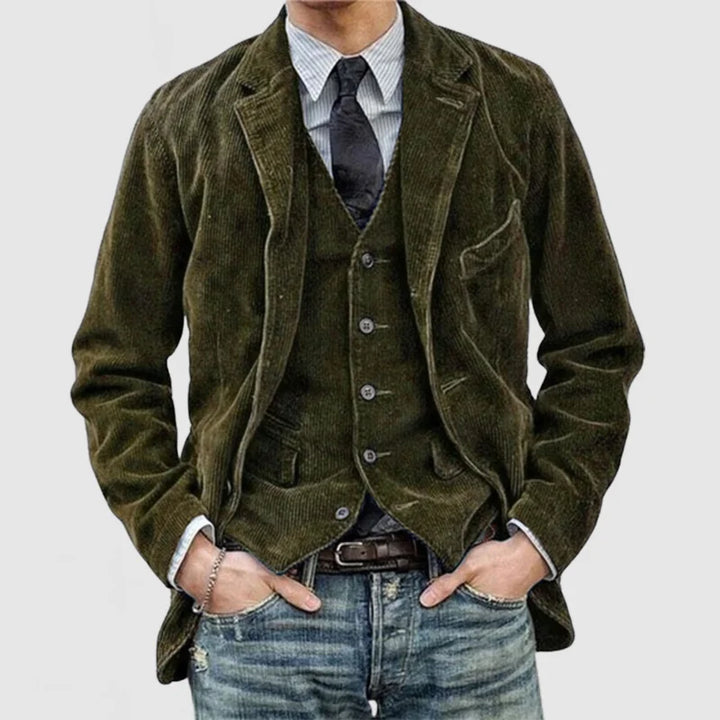 Aven – Stylish Vintage Blazer and Waistcoat Set