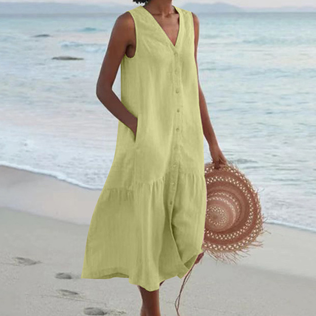 BB | Summer Dress with Buttons