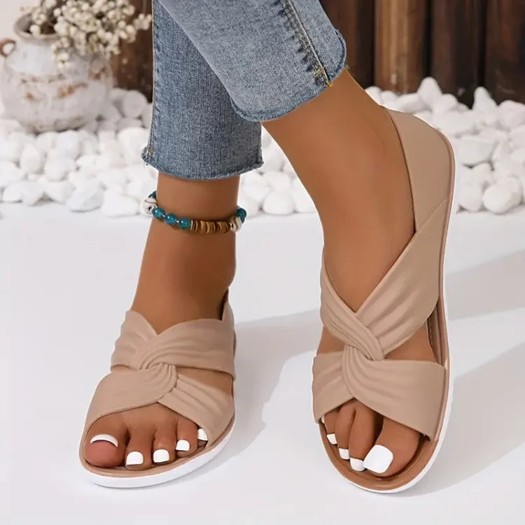 BB™ | Women's Comfort Bowtie Slide Sandals