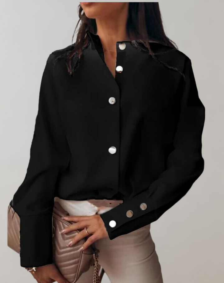 BB - Stand Collar Women's Blouse