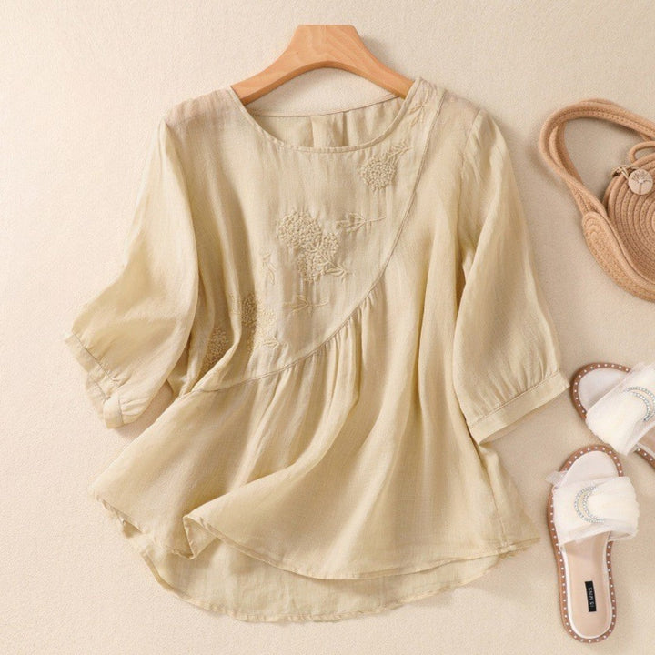 Laurienne™ | Embroidered Tunic Top