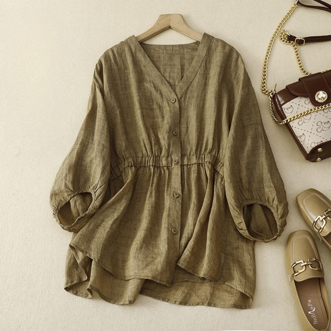 Laurienne™ | Tailored Button-Up Shirt
