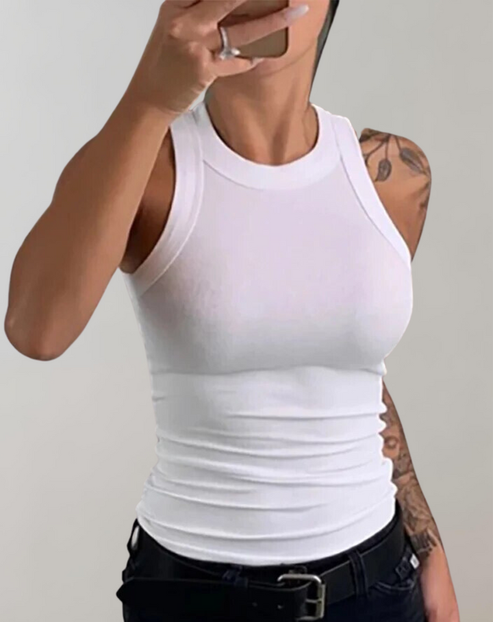 BB - Solid Ribbed Tank Top