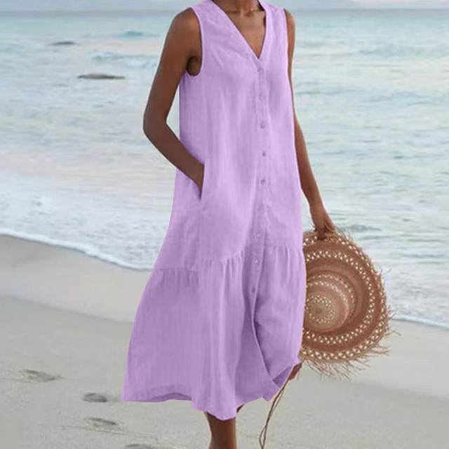 BB | Summer Dress with Buttons