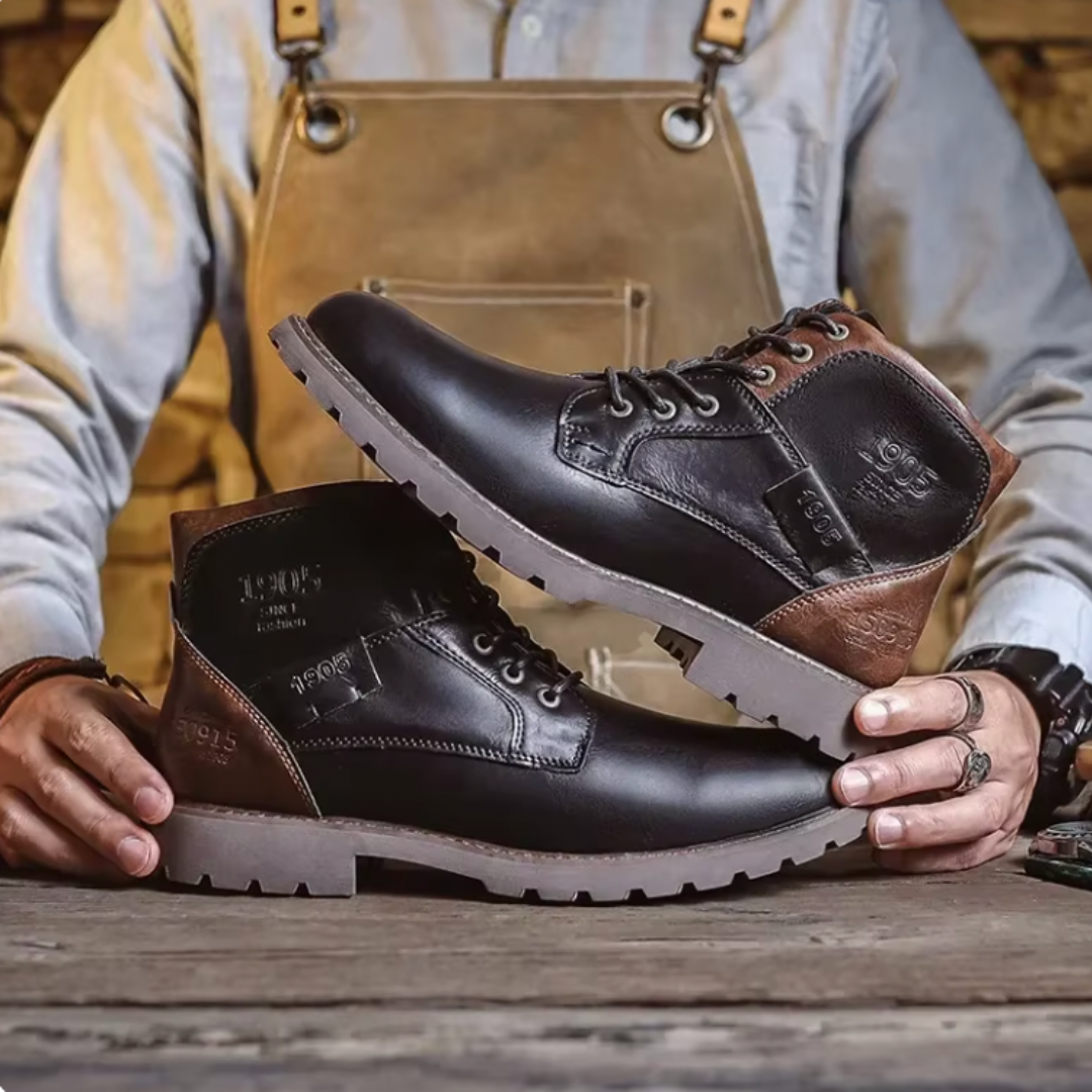 Aaron™ | Classic Leather Vintage Boots