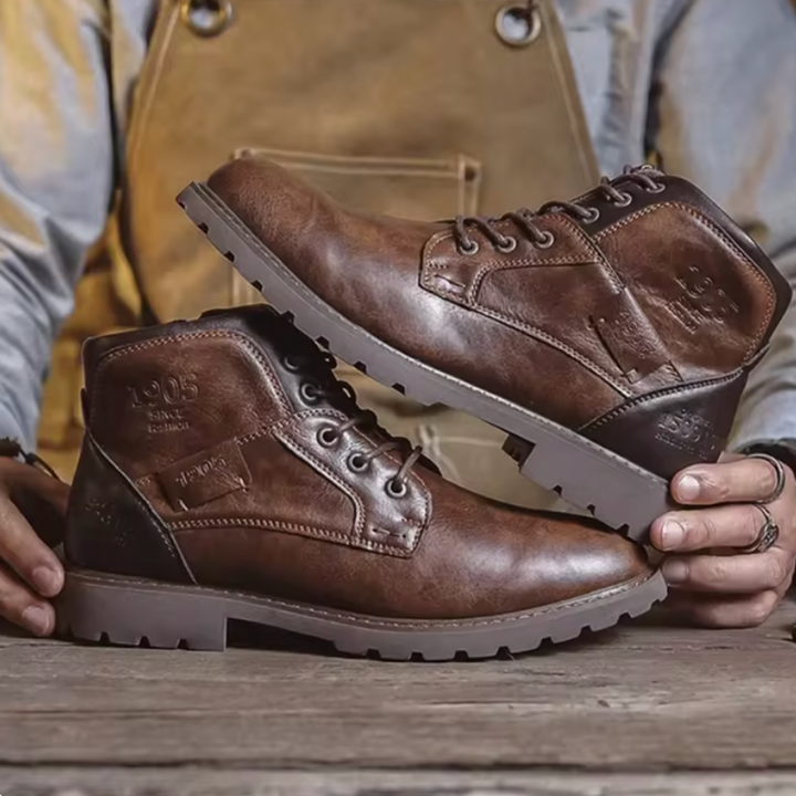 Aaron™ | Classic Leather Vintage Boots