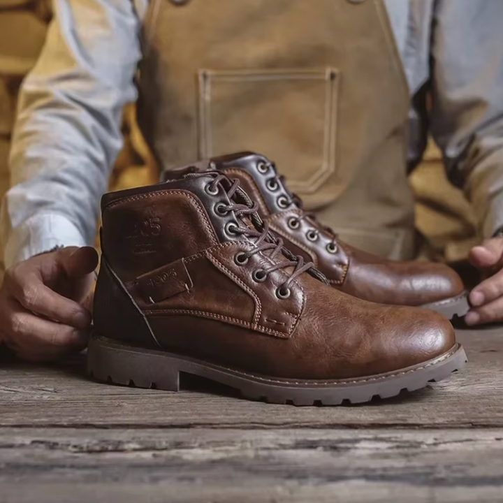 Aaron™ | Classic Leather Vintage Boots