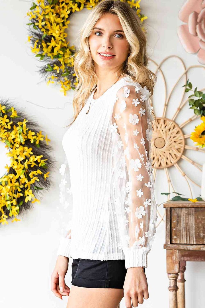 Ara | Blouse with Appliqués