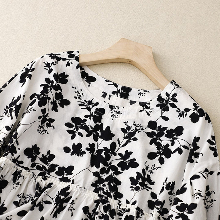 Laurienne™ Floral Print Tunic Top