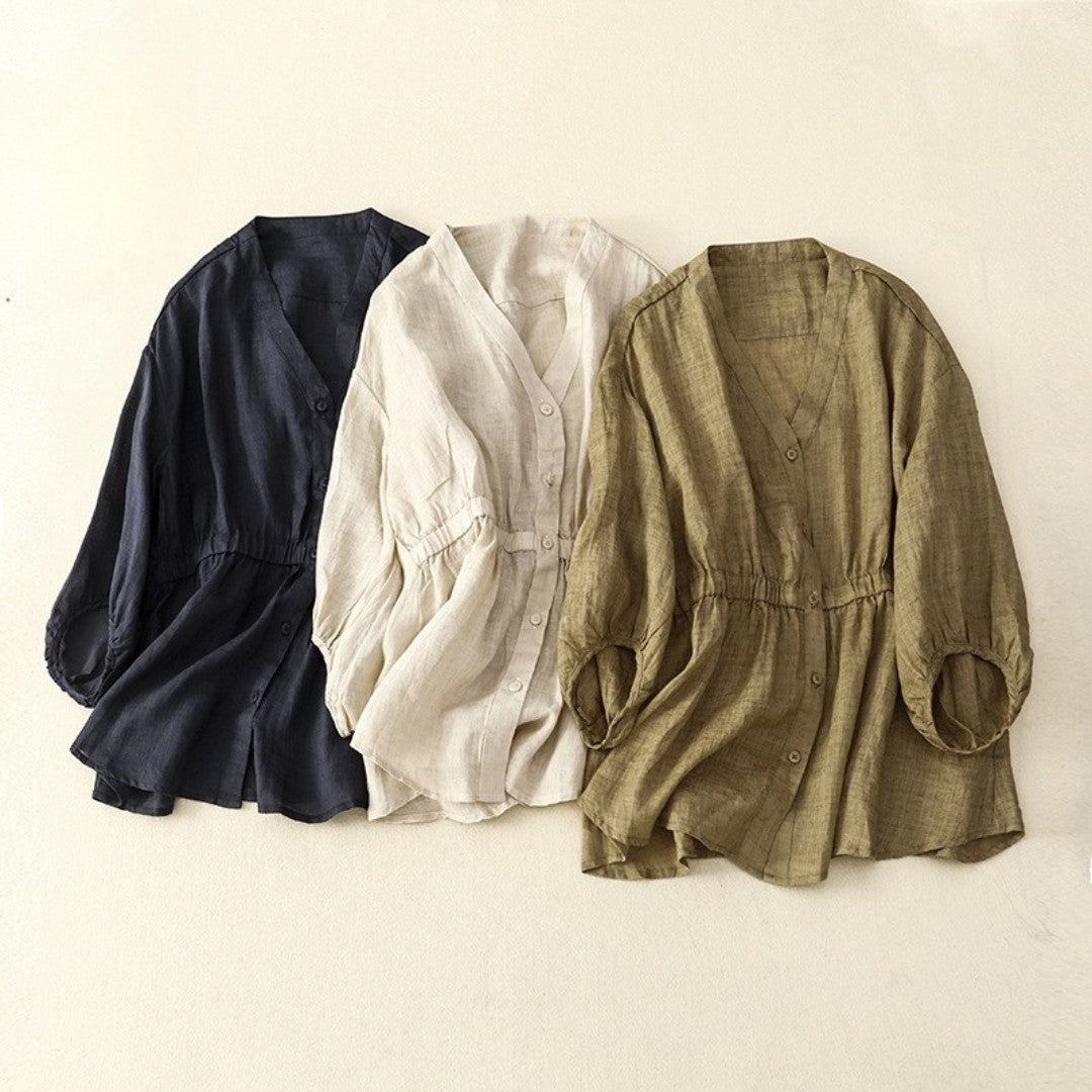 Laurienne™ | Tailored Button-Up Shirt
