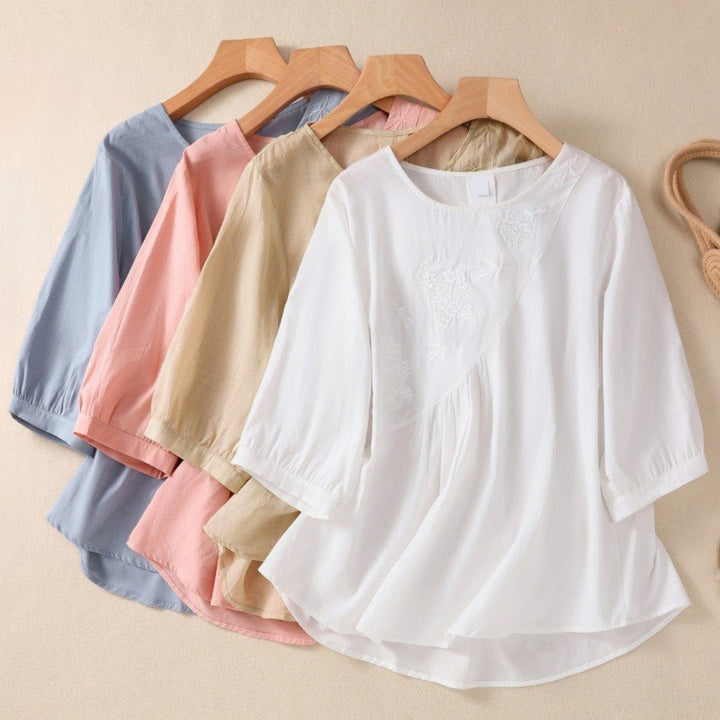 Laurienne™ | Embroidered Tunic Top