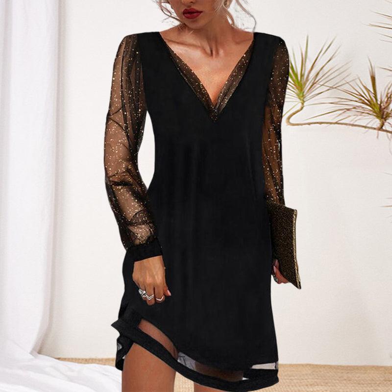 Edmonton Essence™ | V-Neck Evening Dress