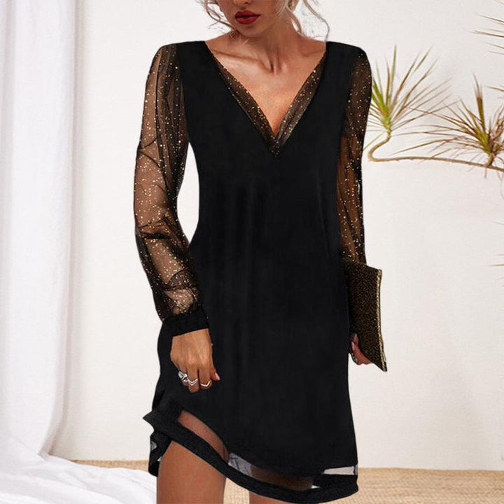 Edmonton Essence™ | V-Neck Evening Dress