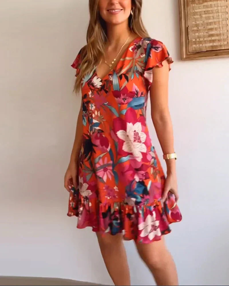 Edmonton Essence™ | Charming Floral Dress