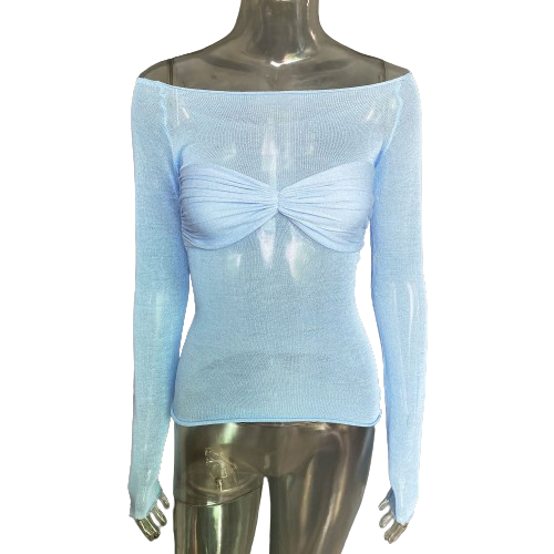 Irma | Top with Cut-Out Shoulders