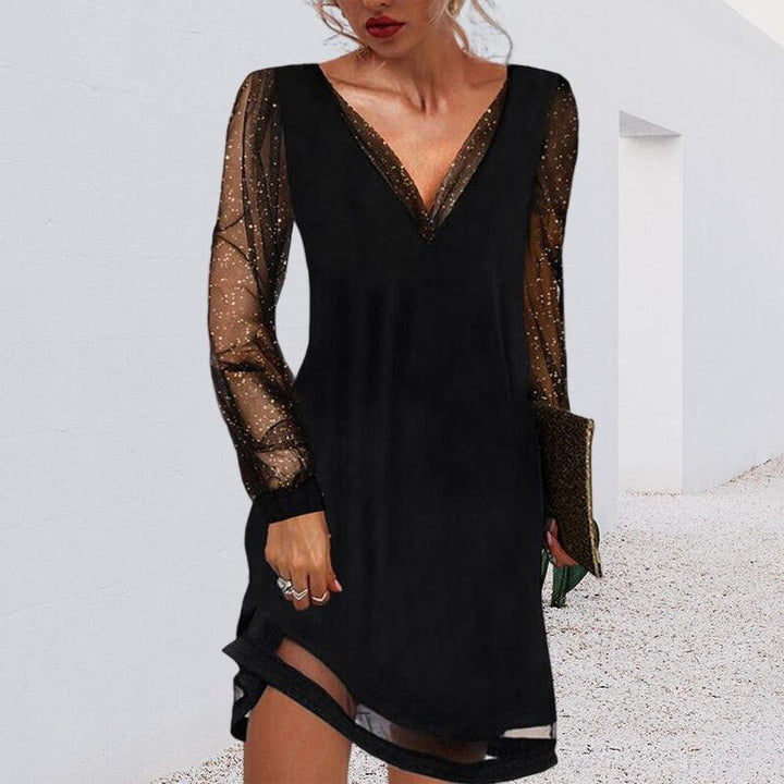 Edmonton Essence™ | V-Neck Evening Dress