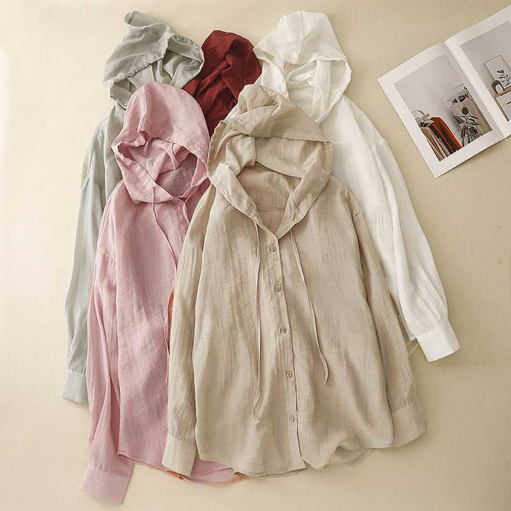 BB™ | Hooded Shirt Jacket with Button Front