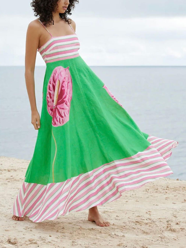 Edmonton Essence™ | Fluid Pink Midi Dress
