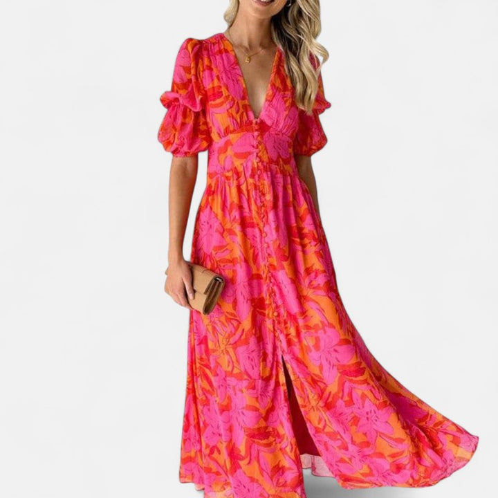 Edmonton Essence™ | Blush Pink Maxi Dress