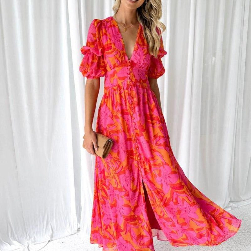 Edmonton Essence™ | Blush Pink Maxi Dress