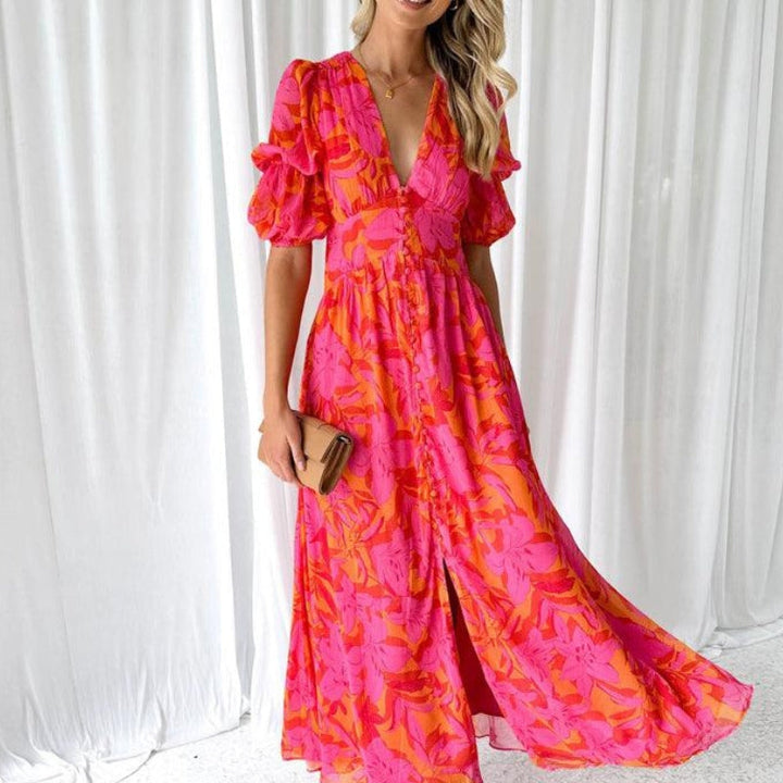 Edmonton Essence™ | Blush Pink Maxi Dress