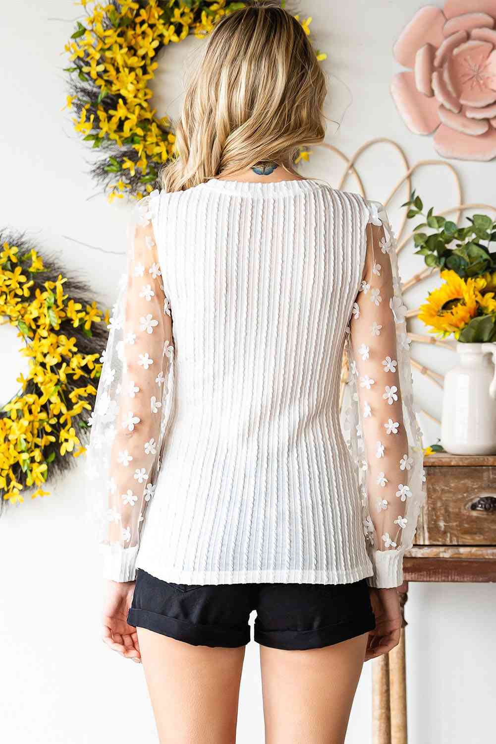 Ara | Blouse with Appliqués